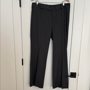 Banana Republic Cuffed Women's Dark Charcoal Trousers